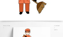 清洁工漫画,揭示社会角落的辛勤与尊严